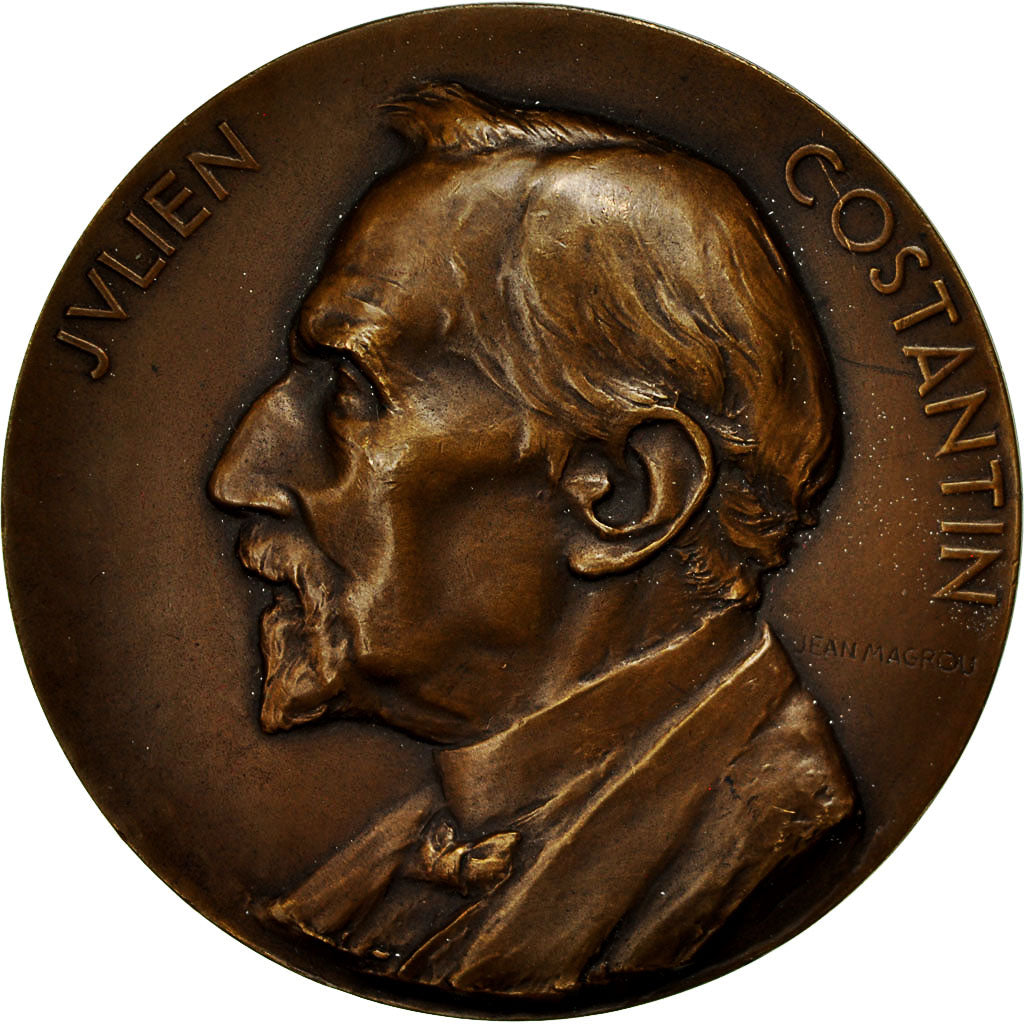 France, Medal, Professeur Julien Costantin, Magrou, MS(60-62), Bronze
