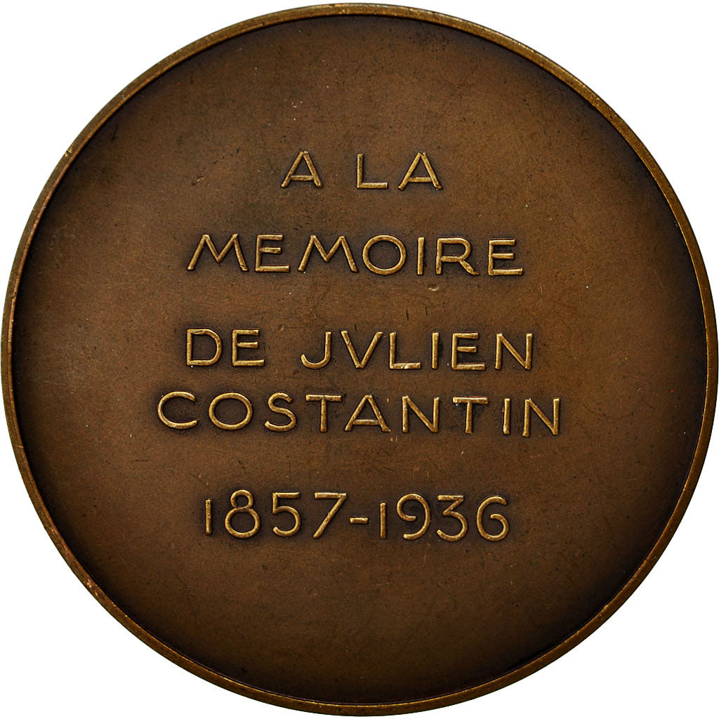 France, Medal, Professeur Julien Costantin, Magrou, MS(60-62), Bronze