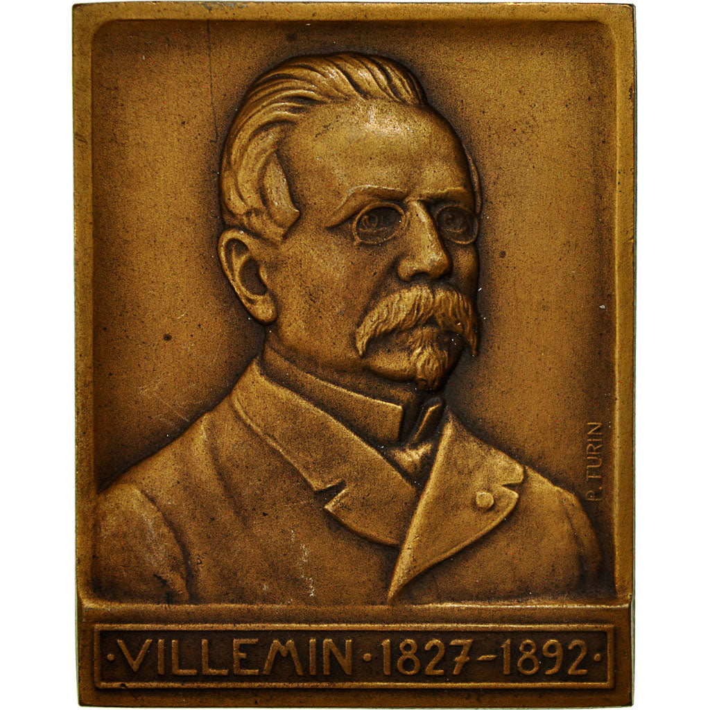 Frankreich, Medal, Médecin Inspecteur Villemin, Val de Grace, 1927, Turin, VZ+