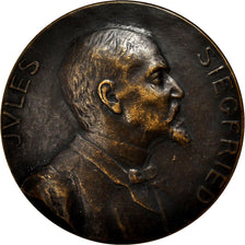 France, Medal, Jules Siegfried, Vivre C'est Agir, Yencesse, MS(60-62), Bronze