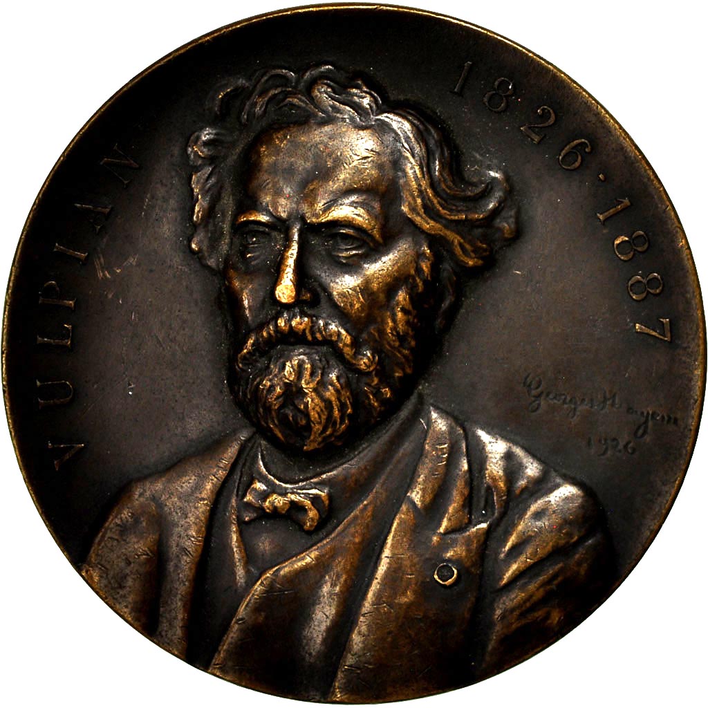 France, Medal, Centenaire de la Naissance de Vulpian, 1926, Hayem, MS(60-62)