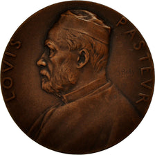 France, Medal, Louis Pasteur, 1888, Roty, MS(60-62), Bronze