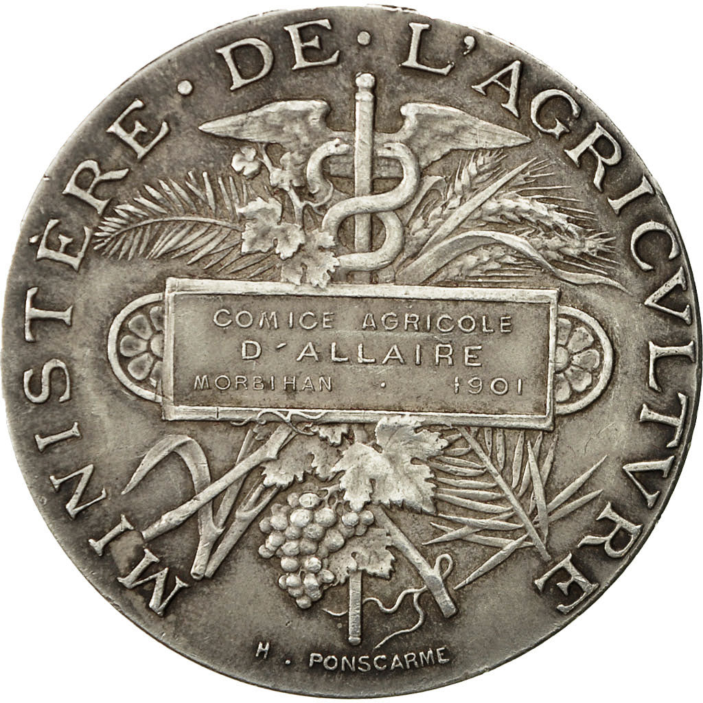 Frankreich, Medal, République Française, Ministère de l'agriculture, Allaire