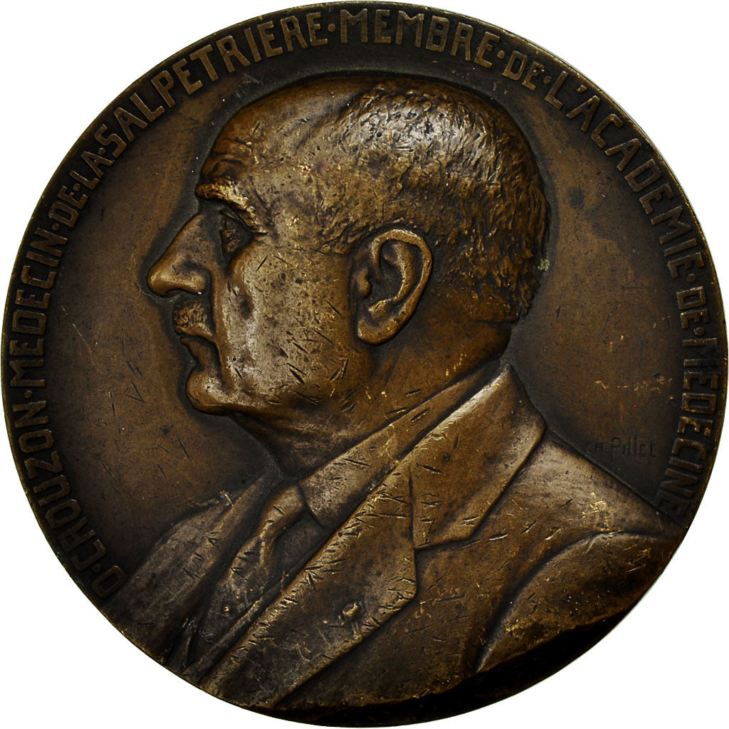Francja, Medal, Docteur Crouzon, Election à l'Académie de Médecine, 1935