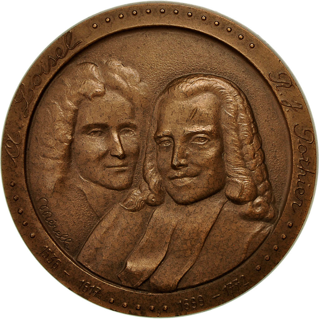 Francja, Medal, Notariat Français, Caisse des Dépots, Loisel, 1976, Mérelle