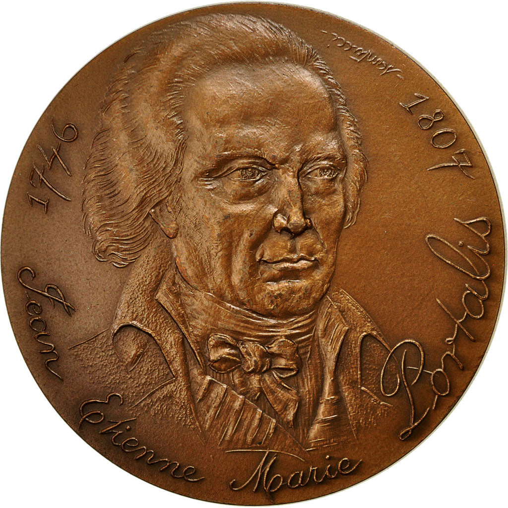 France, Medal, Jean Etienne Marie Portalis , Notariat Français, 1978, Santucci