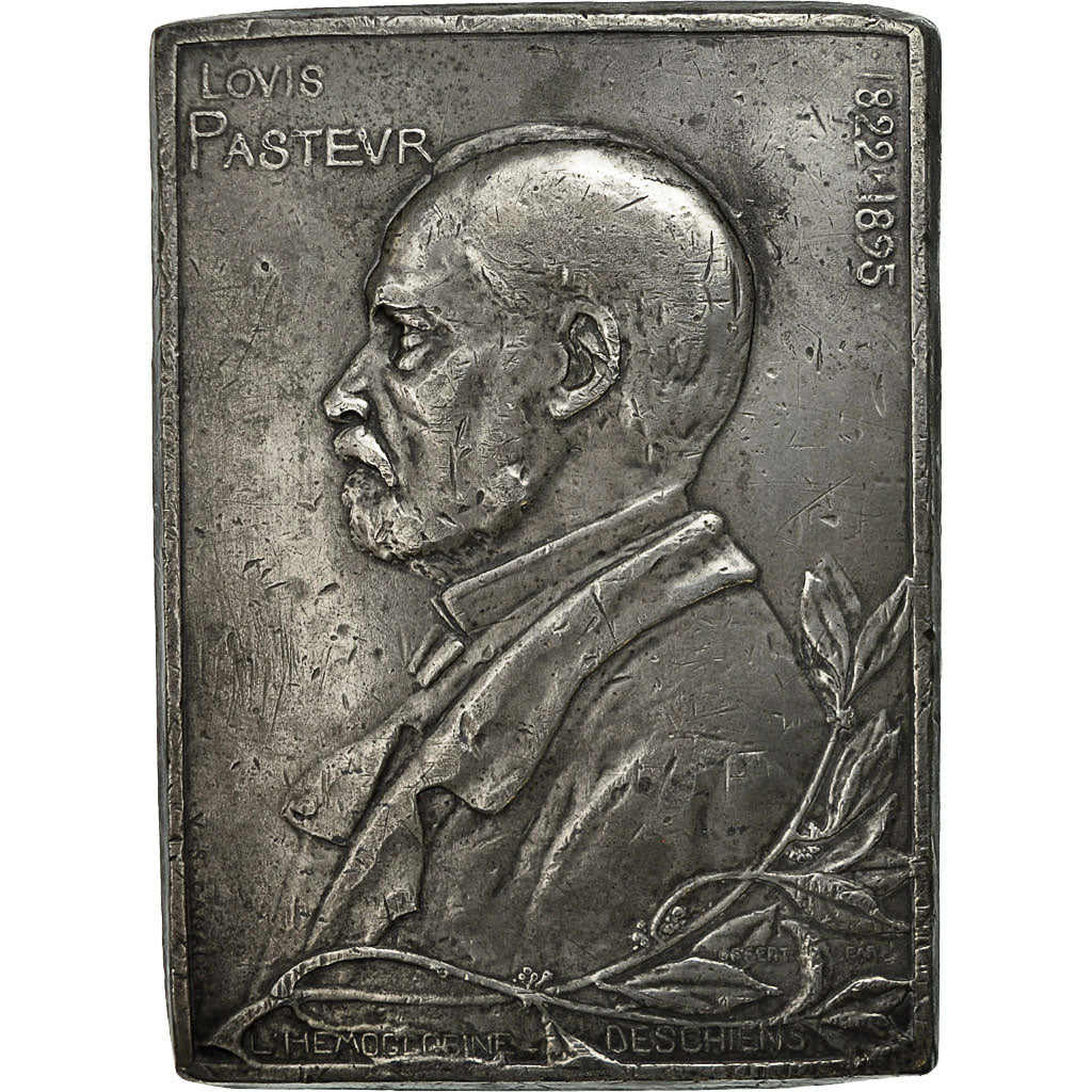 Francia, Medal, Louis Pasteur (1822-1895), BB+, Piombo