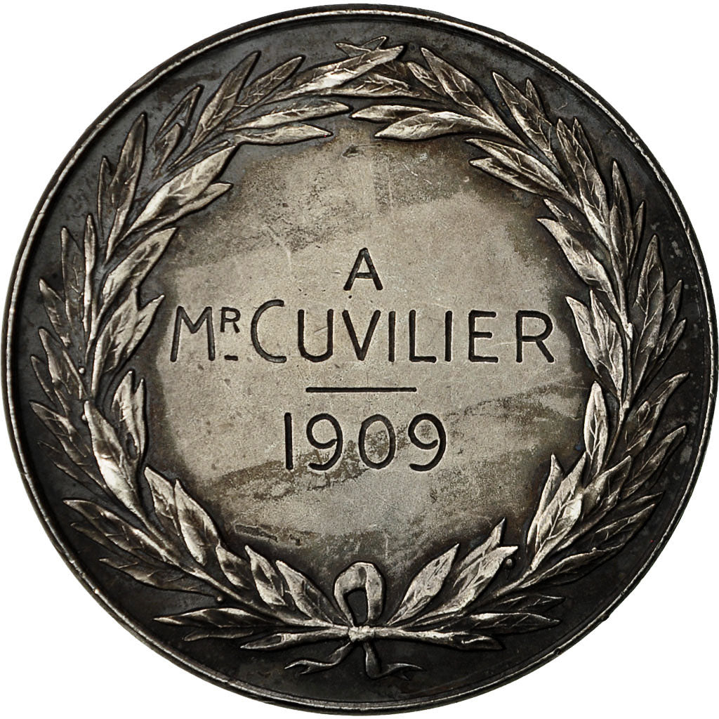 Frankreich, Medal, Société Protectrice des Animaux, 1909, Doublemard, VZ+