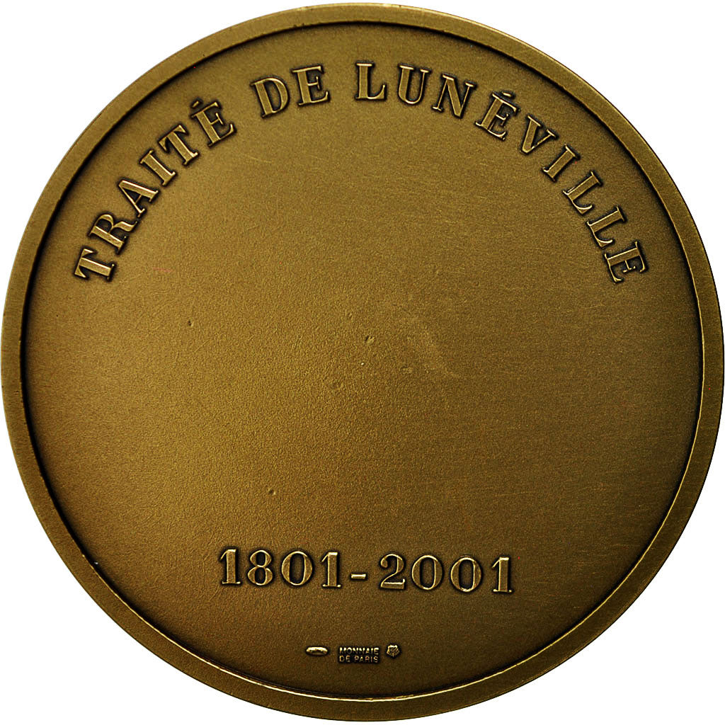 France, Medal, Napoléon Bonaparte, traité de Luneville, 2001, Duvivier