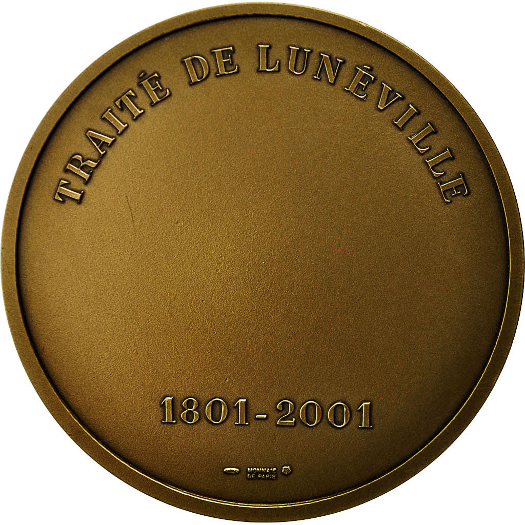 France, Medal, Napoléon Bonaparte, traité de Luneville, 2001, Duvivier