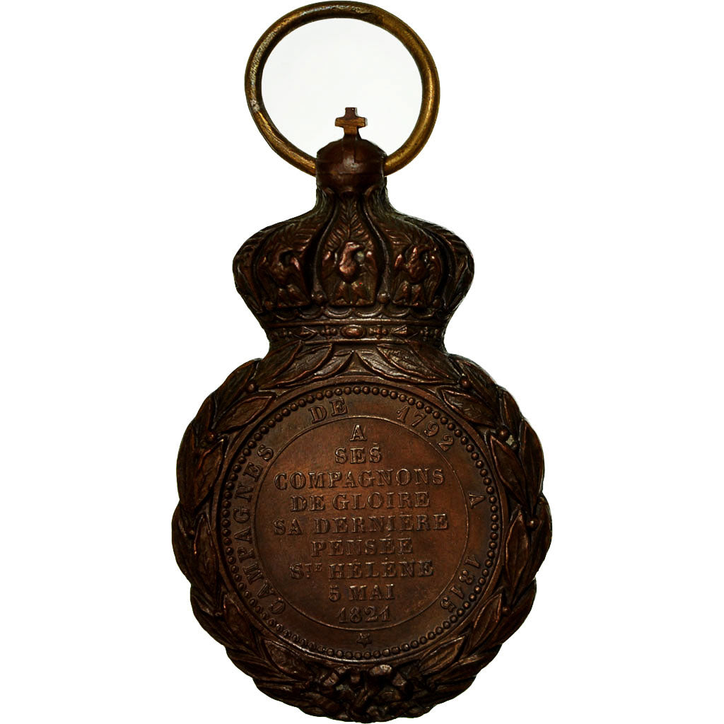 France, Medal, Napoléon Ier, A ses Compagnons de Gloire, St Hélène, 1821