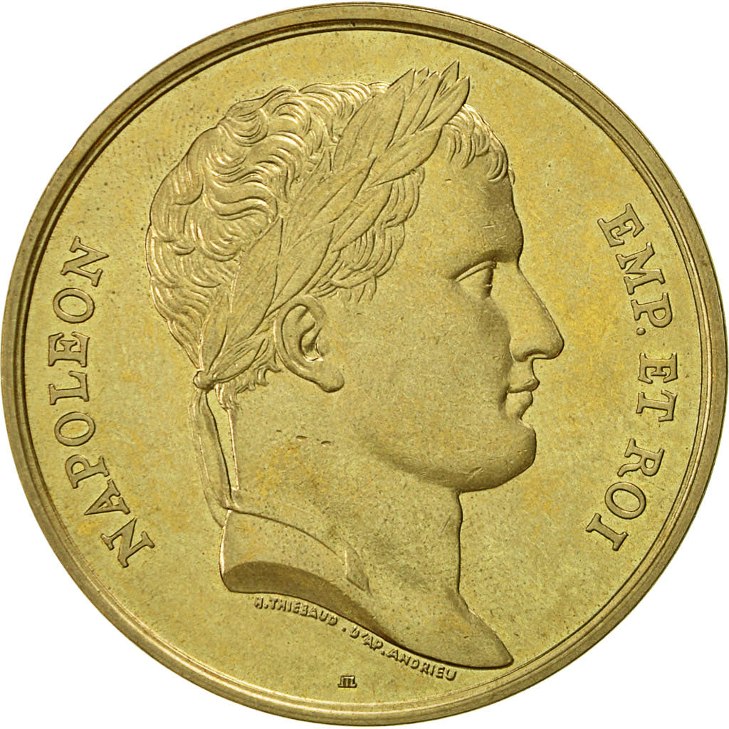 France, Medal, Napoleon Emp.et Roi. / M.Louise d'Autriche, Thiébaud, MS(60-62)