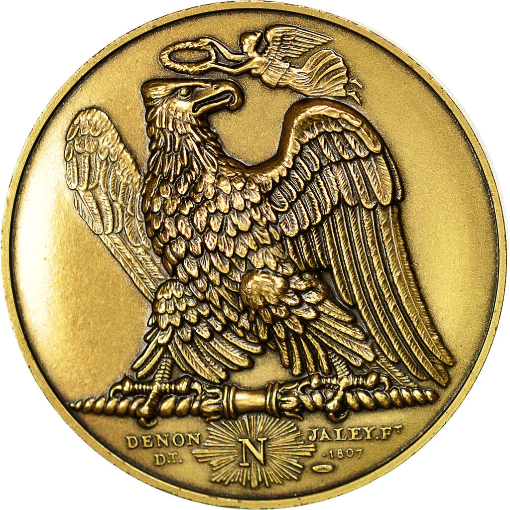France, Medal, Napoléon Empereur et Roi, Denon, Brenet, MS(64), Bronze