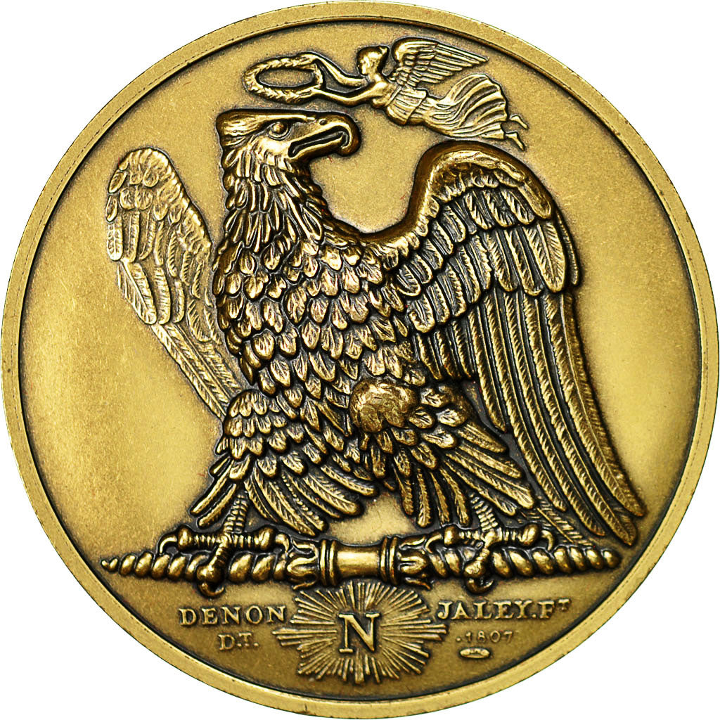 France, Medal, Napoleon Ier , Bataille de Marengo, Denon, MS(64), Bronze