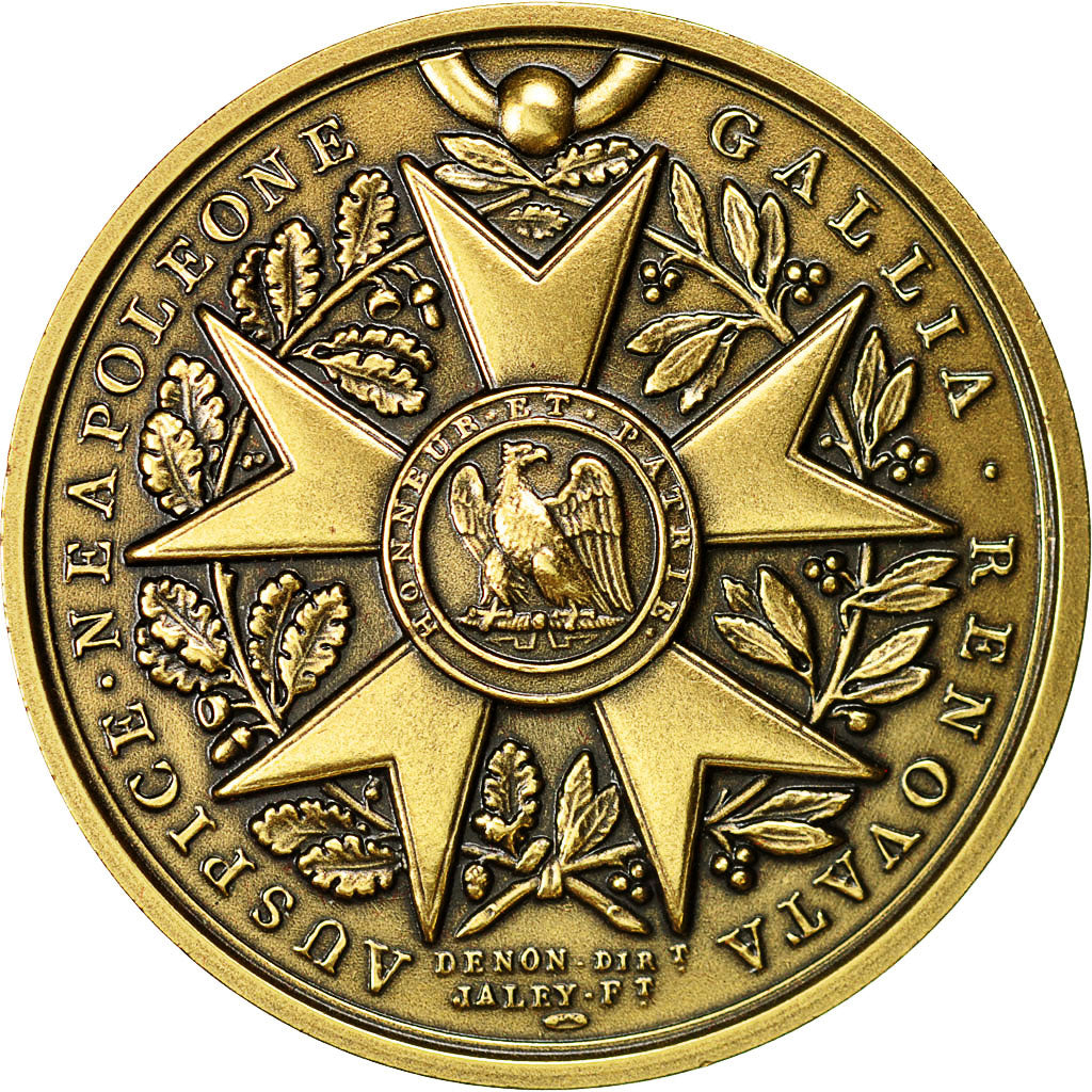 France, Medal, Napoléon Ier, Honneur et Patrie, Denon, MS(64), Bronze