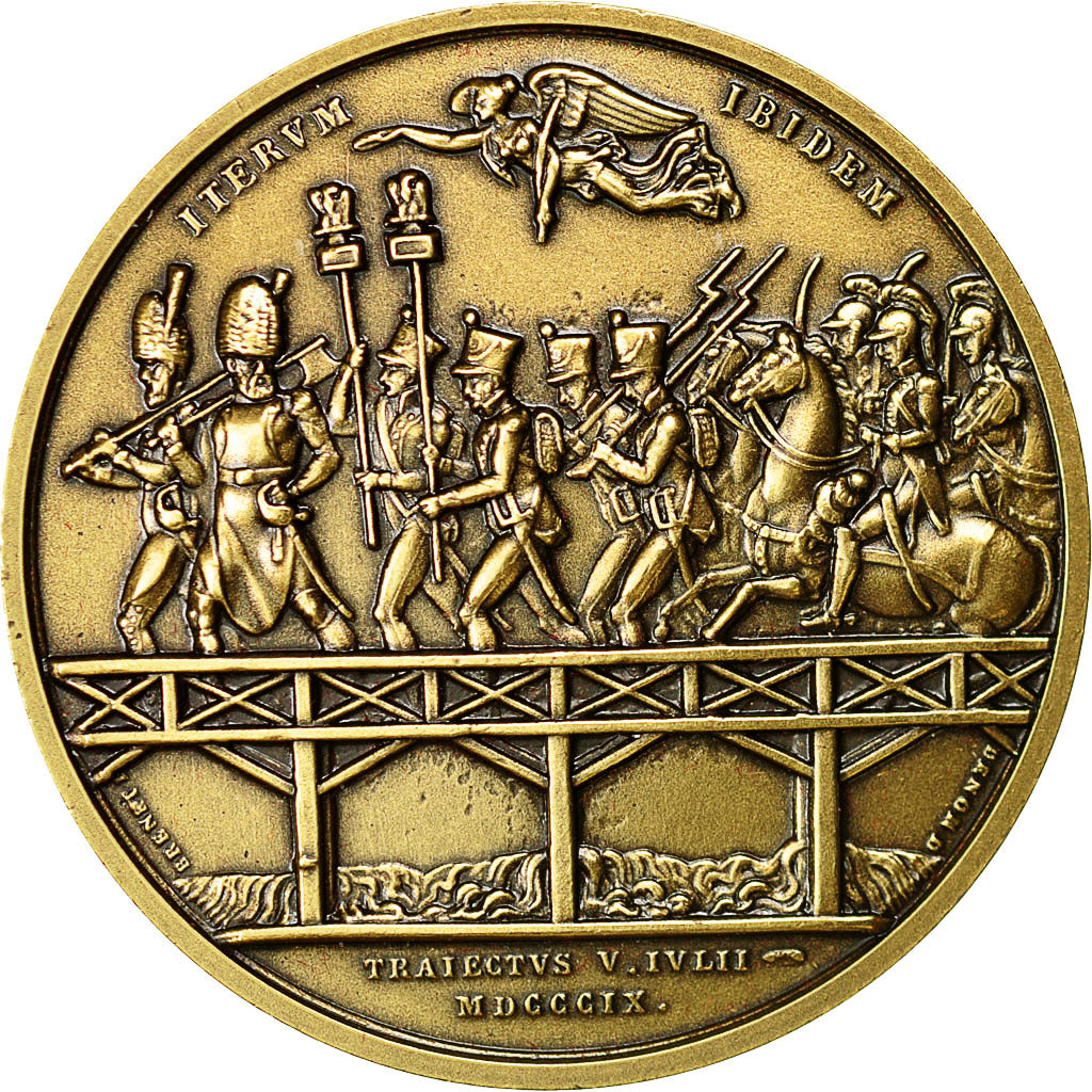 France, Medal, Napoléon Ier, Iterum Ibidem, Denon, Brenet, MS(64), Bronze