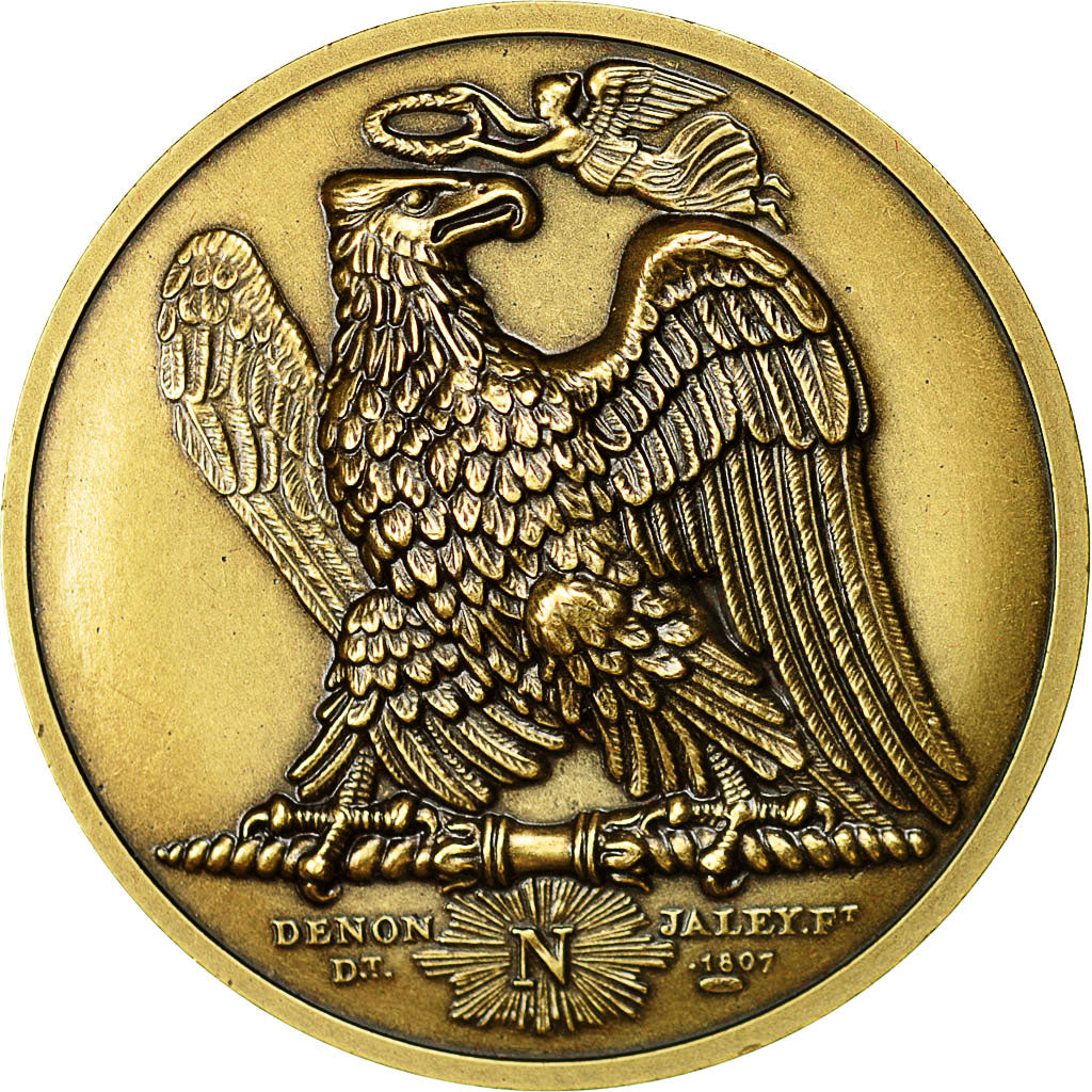 France, Medal, Napoléon Ier, Iterum Ibidem, Denon, Brenet, MS(64), Bronze