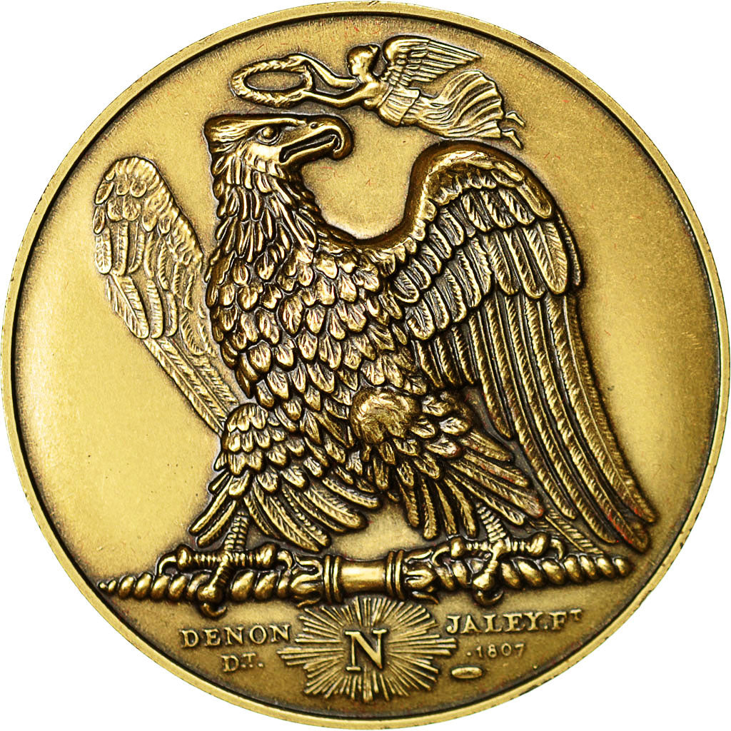 France, Medal, Napoléon Ier, Traité de Campo-Formio, Denon, MS(64), Bronze
