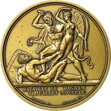 France, Medal, Napoléon, Bataille de Wagram, Denon, MS(64), Bronze