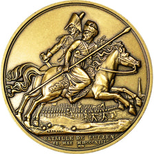 France, Medal, Napoléon Ier, Bataille de Lutzen, Denon, MS(64), Bronze
