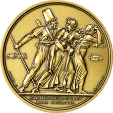 France, Medal, Napoléon Ier, Malheurs de la Guerre, Denon, MS(64), Bronze