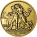 France, Medal, L'Empereur Napoléon Abdique, Denon, MS(64), Bronze