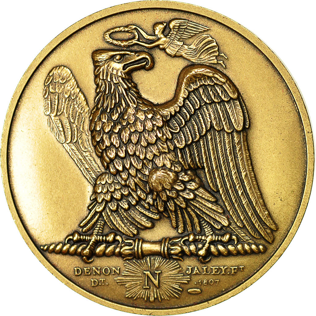 France, Medal, Napoléon Ier, Bataille d'Iena, Denon / Andrieu, MS(64), Bronze