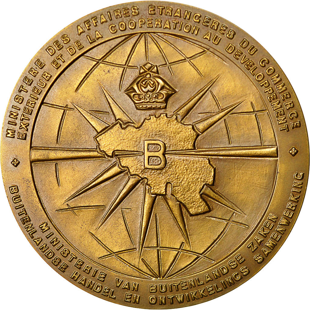 France, Medal, Ministères Belges, MS(60-62), Bronze