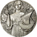 France, Medal, Ville de Paris, 1974, Turin, MS(60-62), Silvered bronze