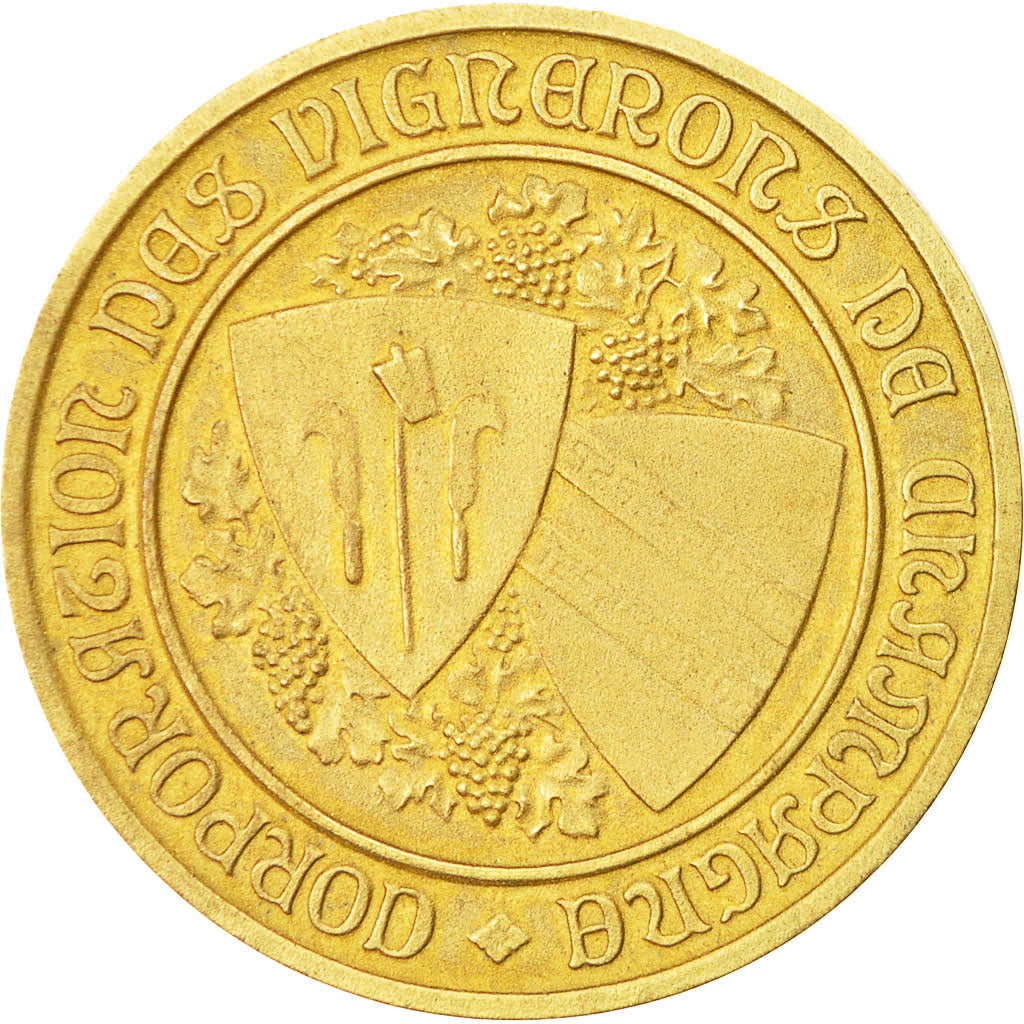 Frankrijk, Medal, Corporation des Vignerons de Champagne, PR+, Gilt Bronze