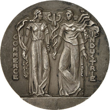 France, Medal, Chambre de Commerce de Lille, Coin, MS(60-62), Silver