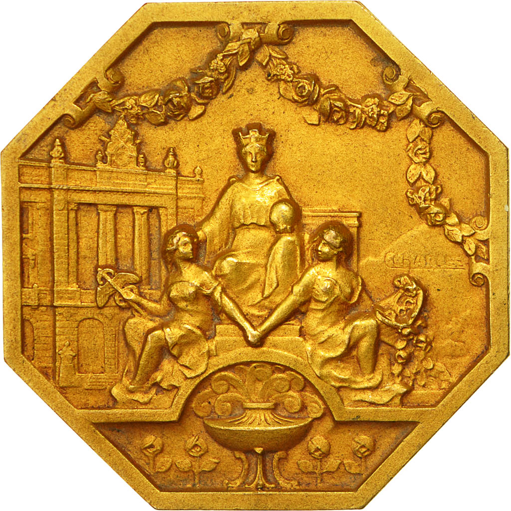 Francia, Medal, Chambre de Commerce , Alpes Maritimes, Charles, SPL, Bronzo
