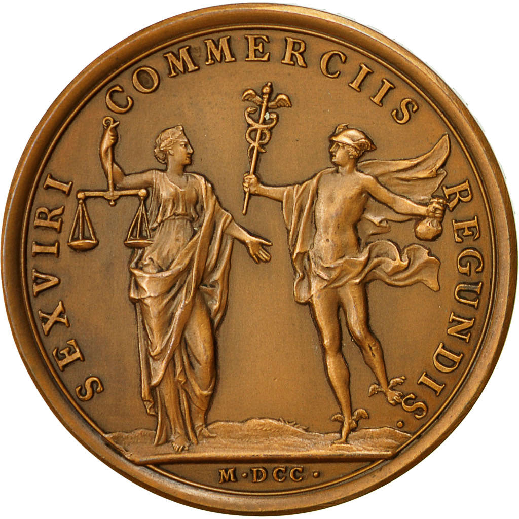 France, Medal, Chambre de Commerce de Dunkerque, Mauger, MS(64), Bronze