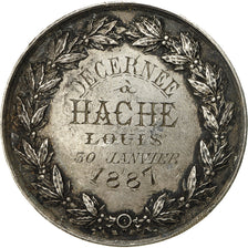 France, Medal, Chambre Syndicale de la Ville de Lille, 1887, AU(50-53), Silver
