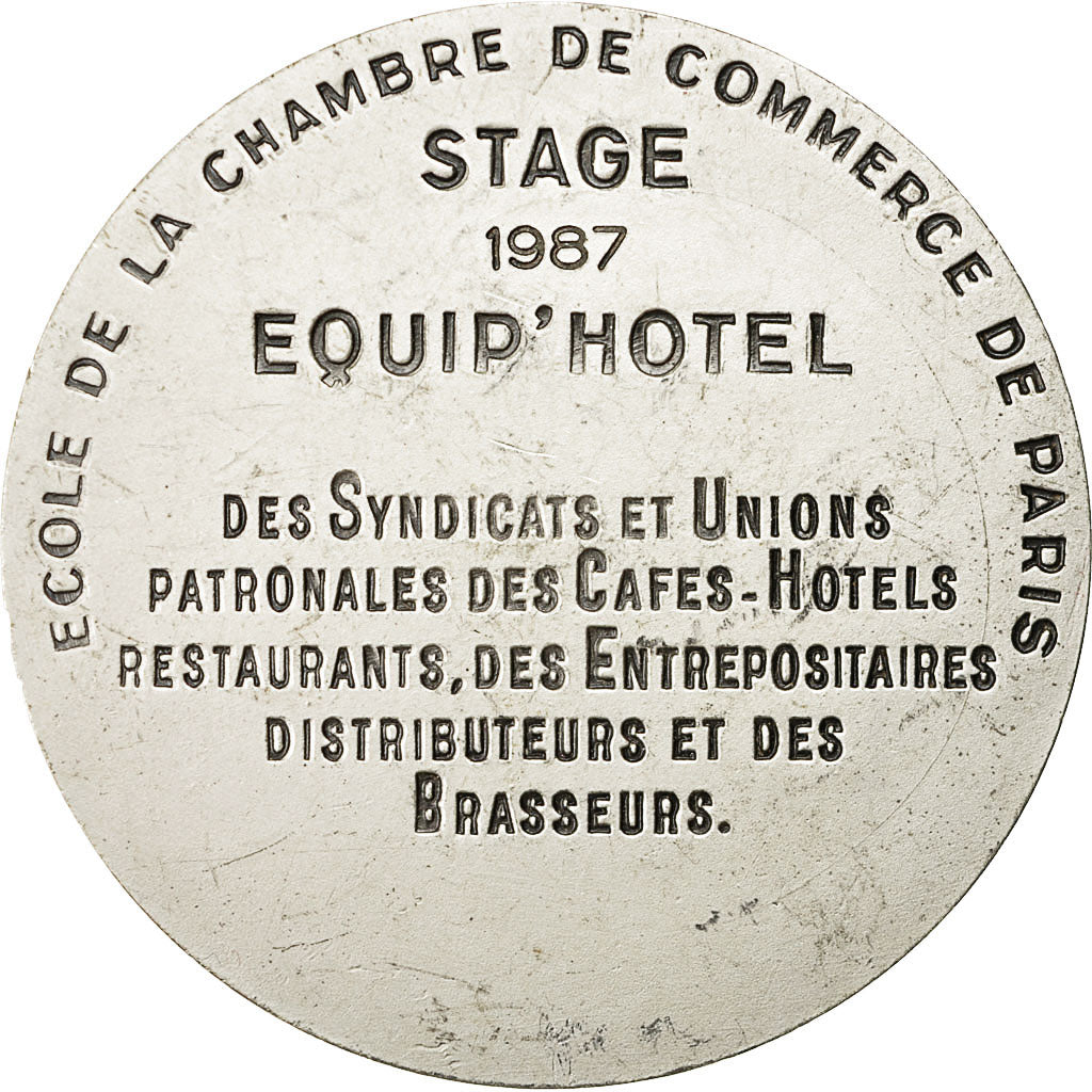 Francia, Medal, Ecole de la Chambre de Commerce de Paris, Tireurs de Bière