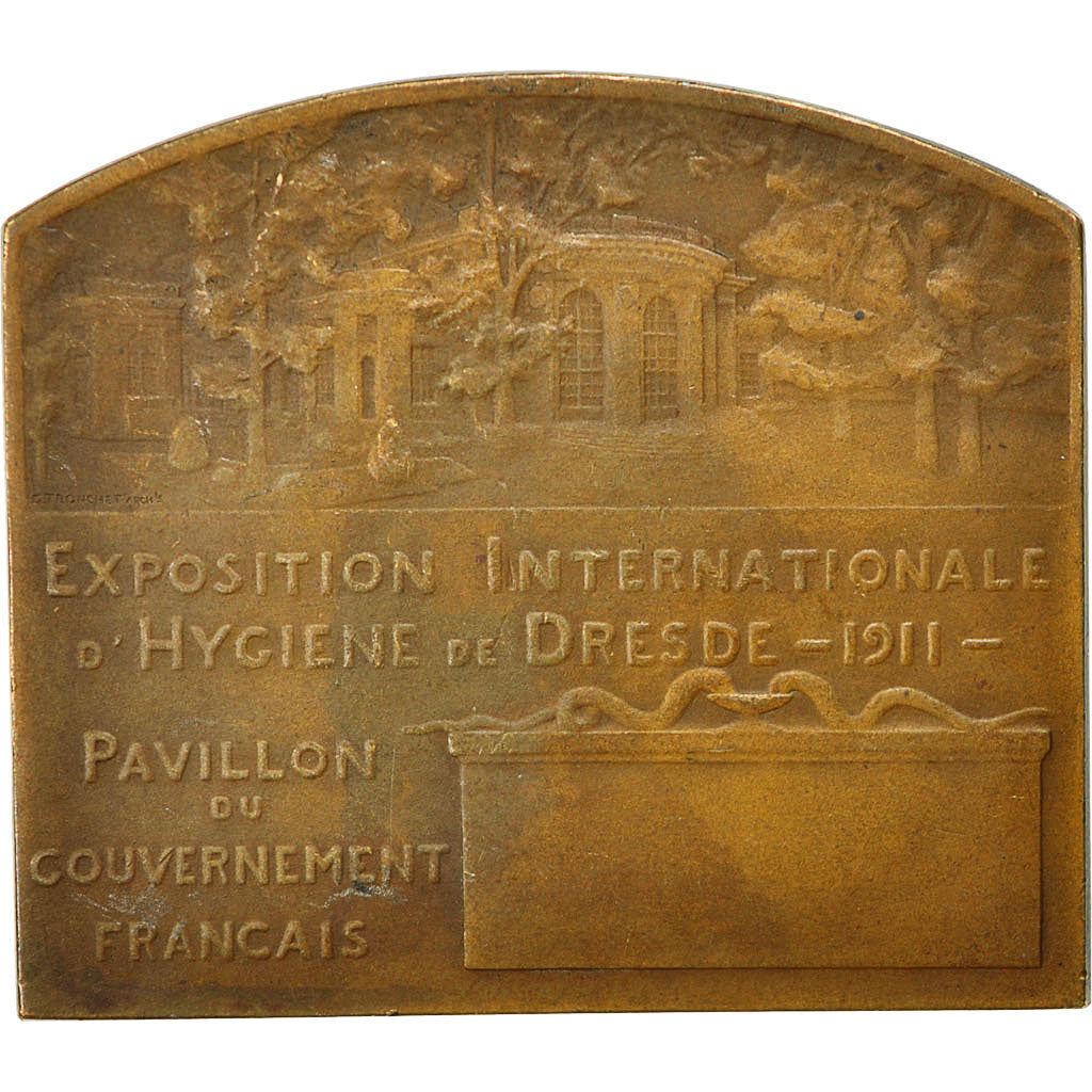 France, Medal, Exposition Internationale d'Hygiène de Dresde, 1911, Bloche