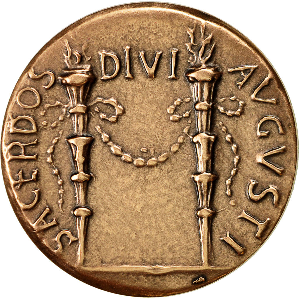 Francja, Medal, Reproduction Monnaie Antique,  Antonia, MS(60-62), Miedź