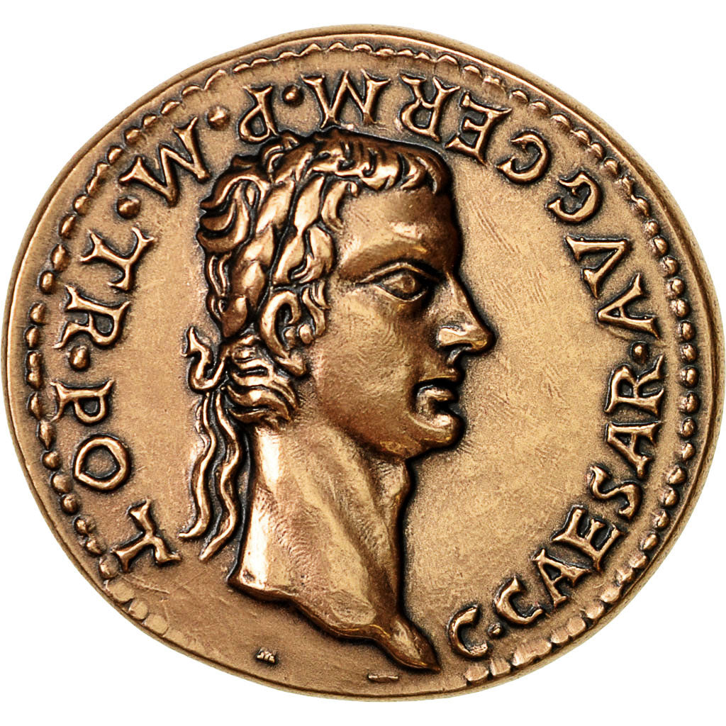 Francja, Medal, Reproduction Monnaie Antique,  Agrippine, MS(64), Miedź