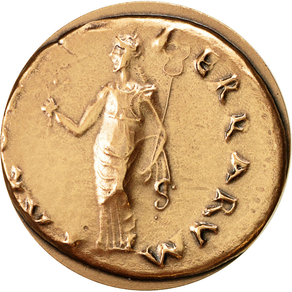 Francja, Medal, Reproduction Monnaie Antique, Othon, MS(63), Miedź