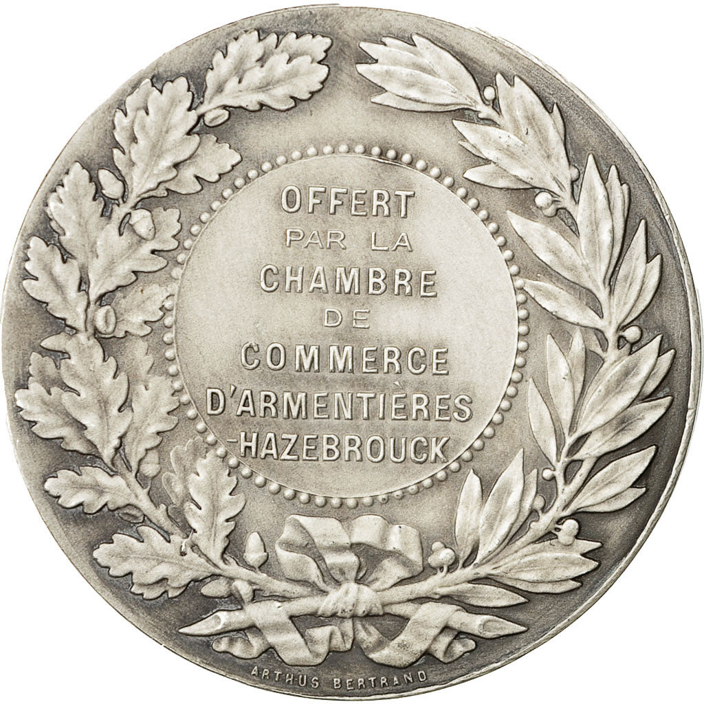 Francja, Medal, Chambre de Commerce d'Armentières-Hazebrouck, Arthus Bertrand
