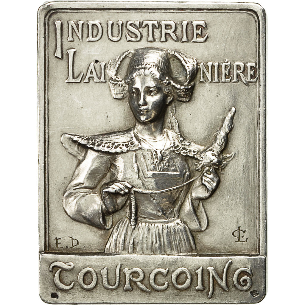 Francia, Medal, Industrie Lainière de Tourcoing, 1931, C.L, SPL, Argento