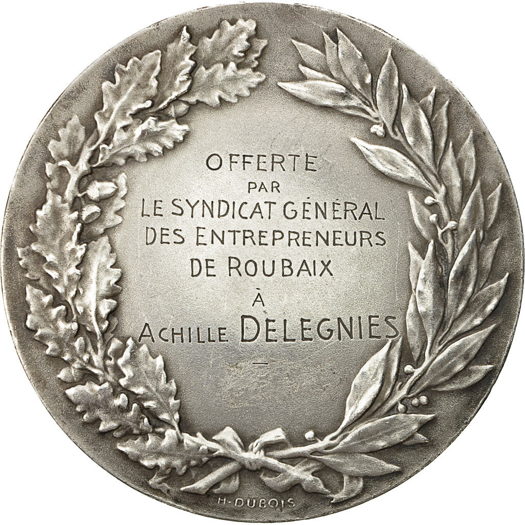 Francja, Medal, Syndicat Général des Entrepreneurs de Roubaix, Chabaud