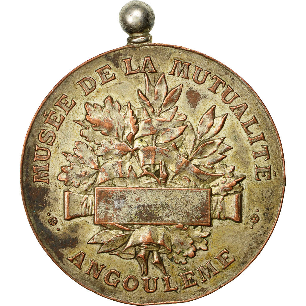 Francja, Medal, Musée de la Mutualité, Angoulème, EF(40-45), Bronze