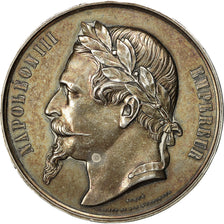 France, Medal, Napoléon III, Conseil d'Hygiène de la Seine Inférieure, 1865
