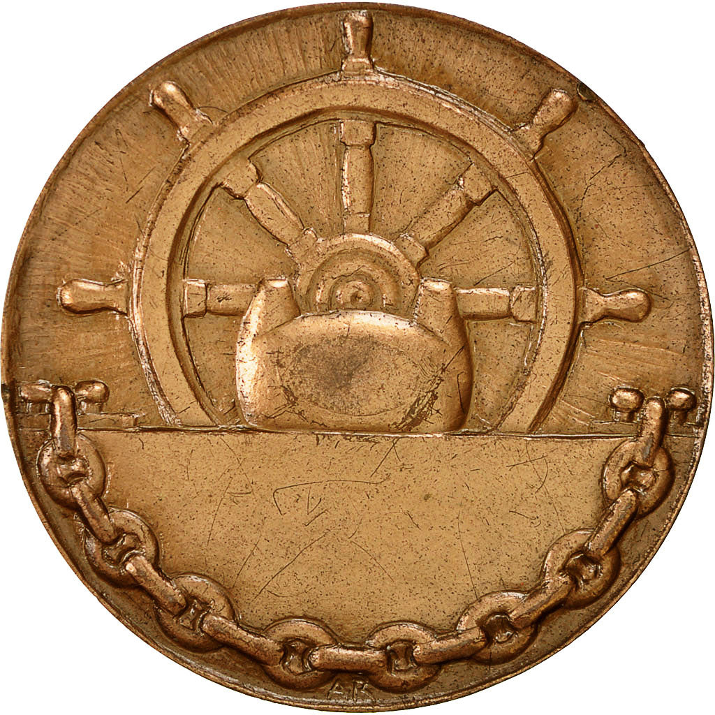 France, Medal, Les Voiliers, 1970, Rivaud, AU(50-53), Bronze