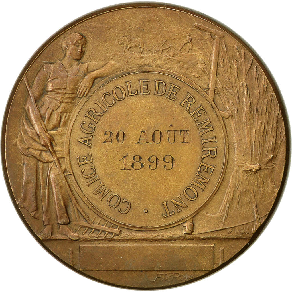 France, Medal, Comice de Remiremont, 1899, Rivet, SUP, Bronze
