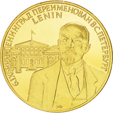 Russie, Medal, CCCP Russie, Lénine, 1991, SPL+, Nickel-brass
