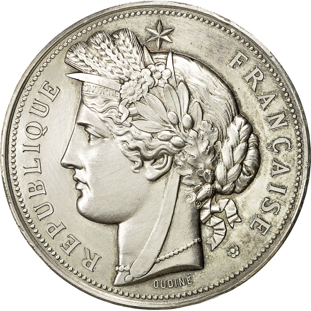 France, Medal, Comice Agricole de Sedan, 1891, Oudiné, MS(63), Silver