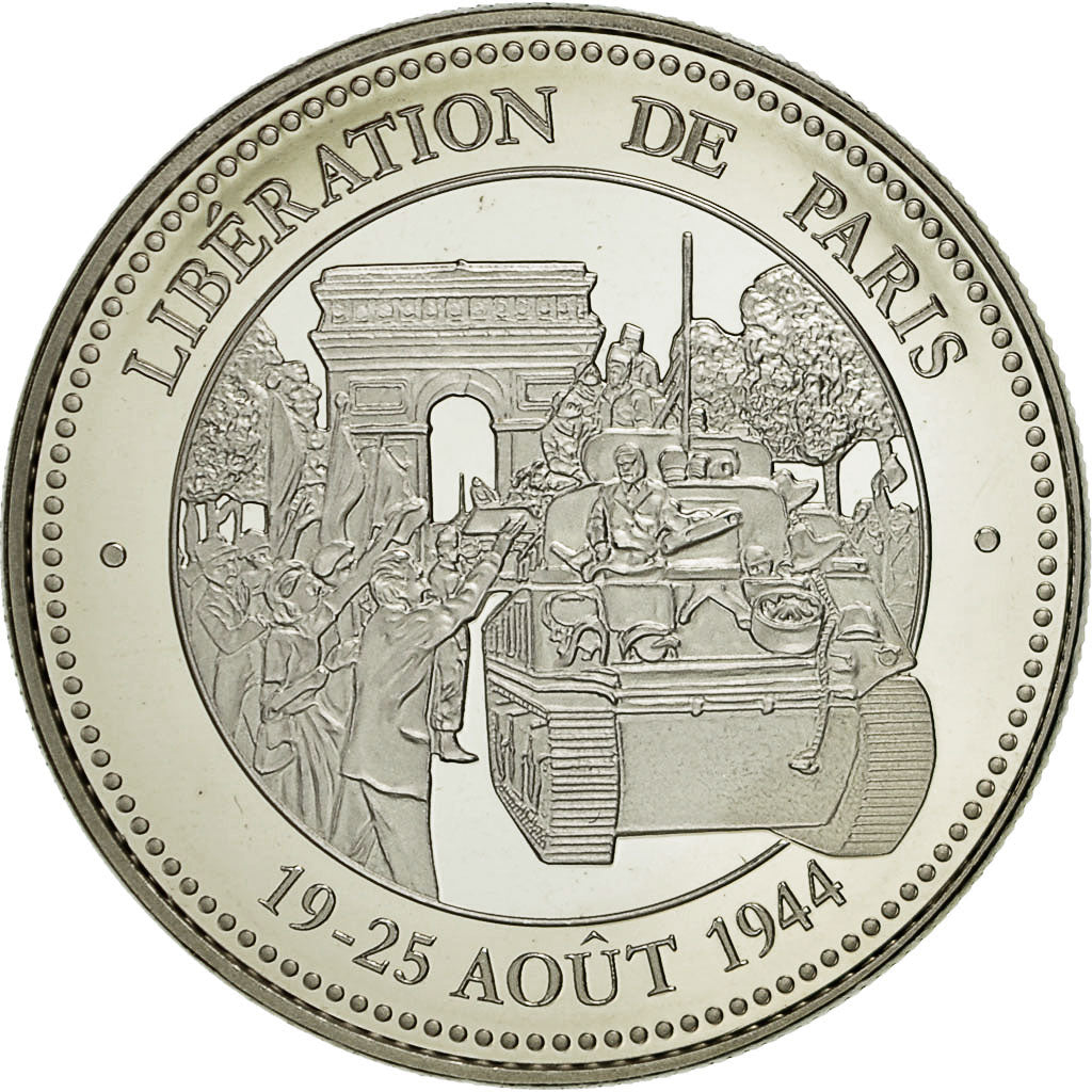 Francja, Medal, Libération de Paris, 25 août 1944, MS(64), Nikiel