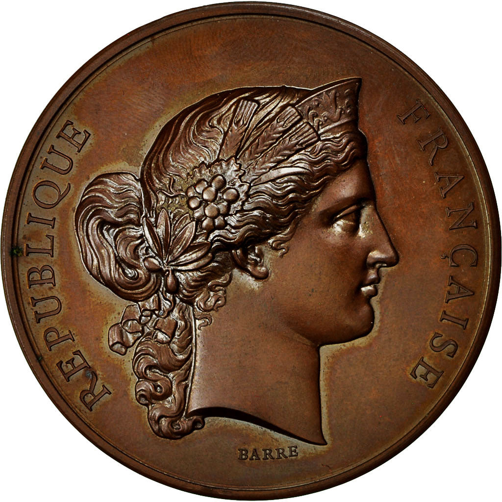 Francja, Medal, Ministère de l'Agriculture et de Commerce, Marianne, 1874